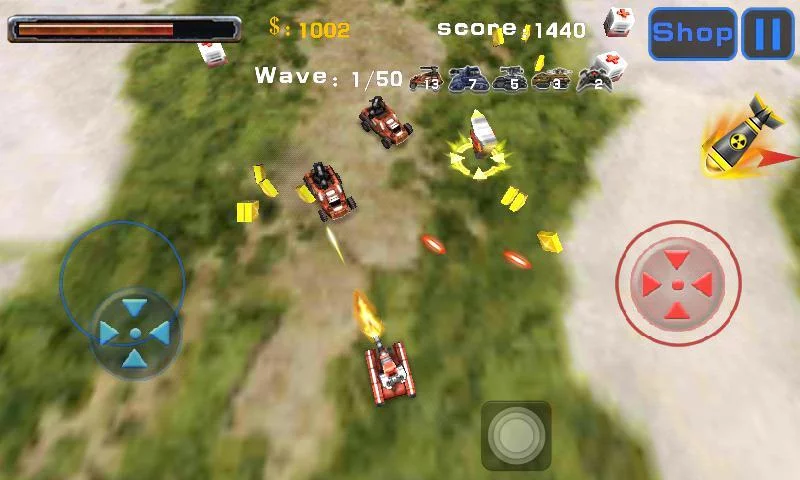 Изображение игры: Tank World War 3D