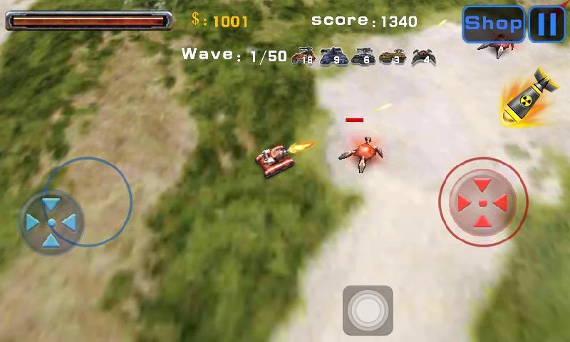 Изображение игры: Tank World War 3D