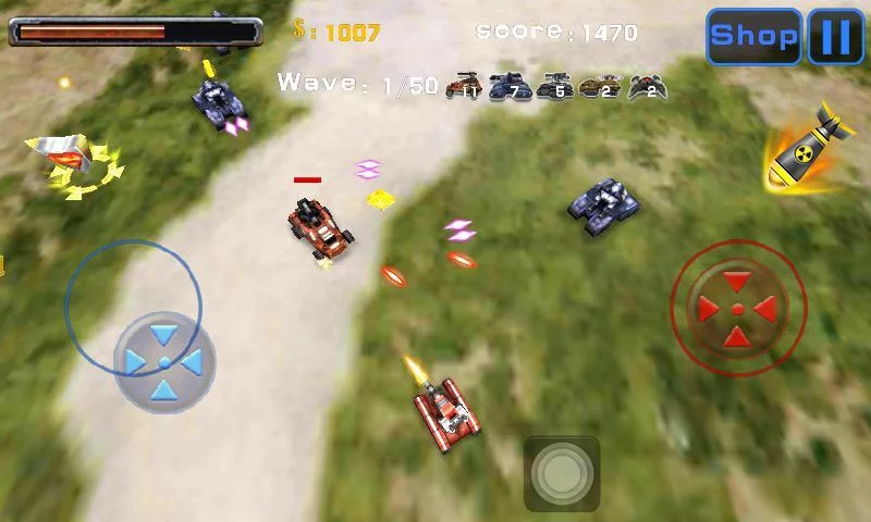Изображение игры: Tank World War 3D