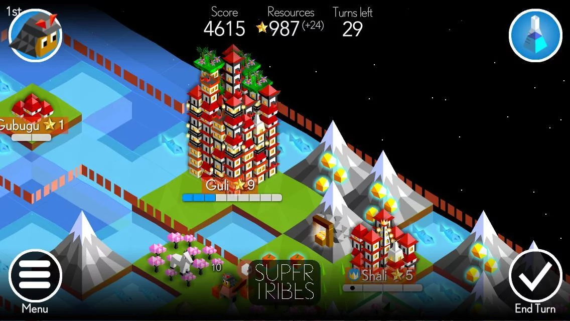 Изображение игры: Super Tribes