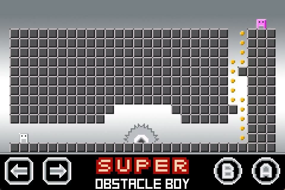 Изображение игры: SUPER OBSTACLE BOY
