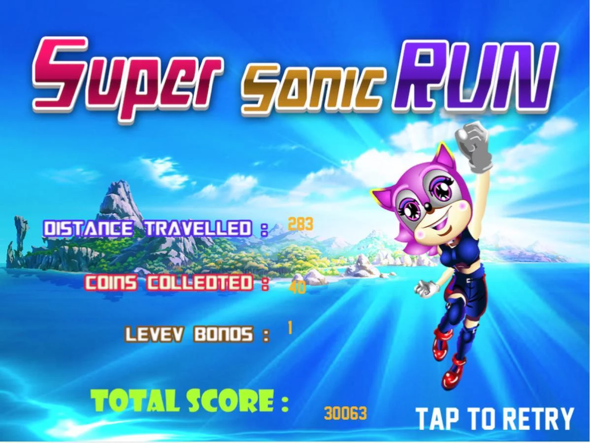 Изображение игры: Sonic Cat Run Dash