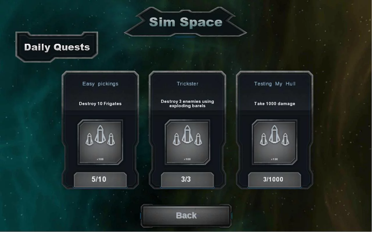 Изображение игры: Sim Space: Combat