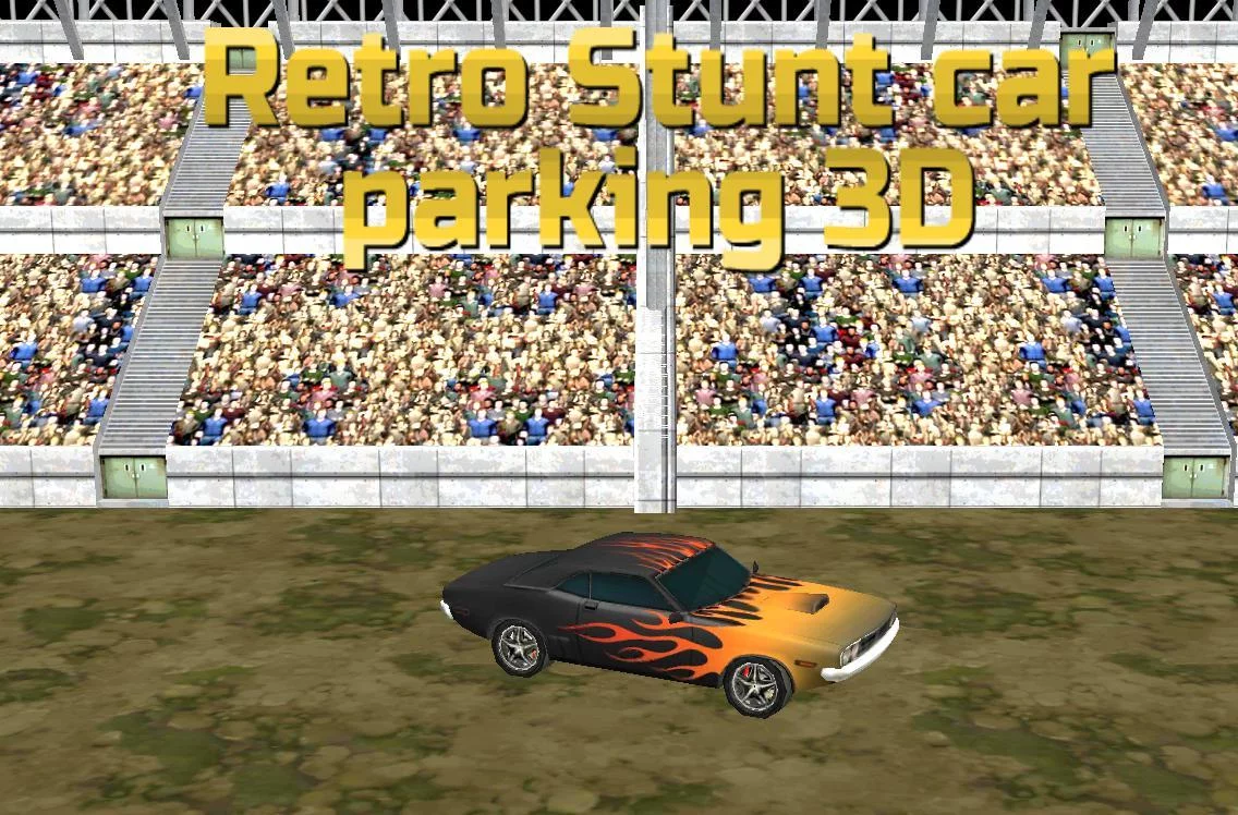 Изображение игры: Retro Stunt Car Parking 3D