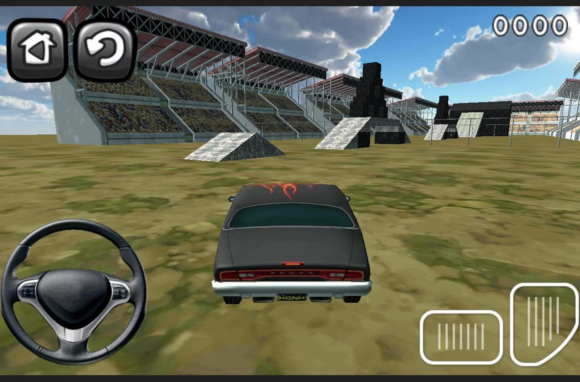 Изображение игры: Retro Stunt Car Parking 3D