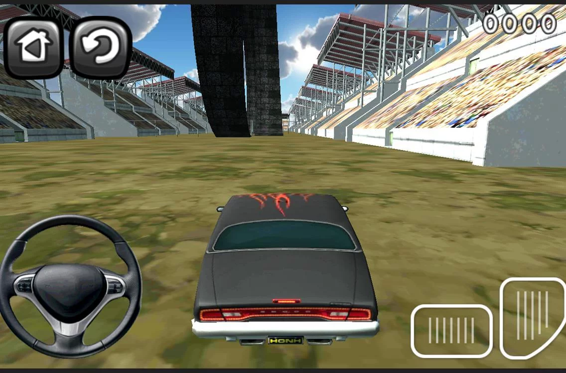Изображение игры: Retro Stunt Car Parking 3D