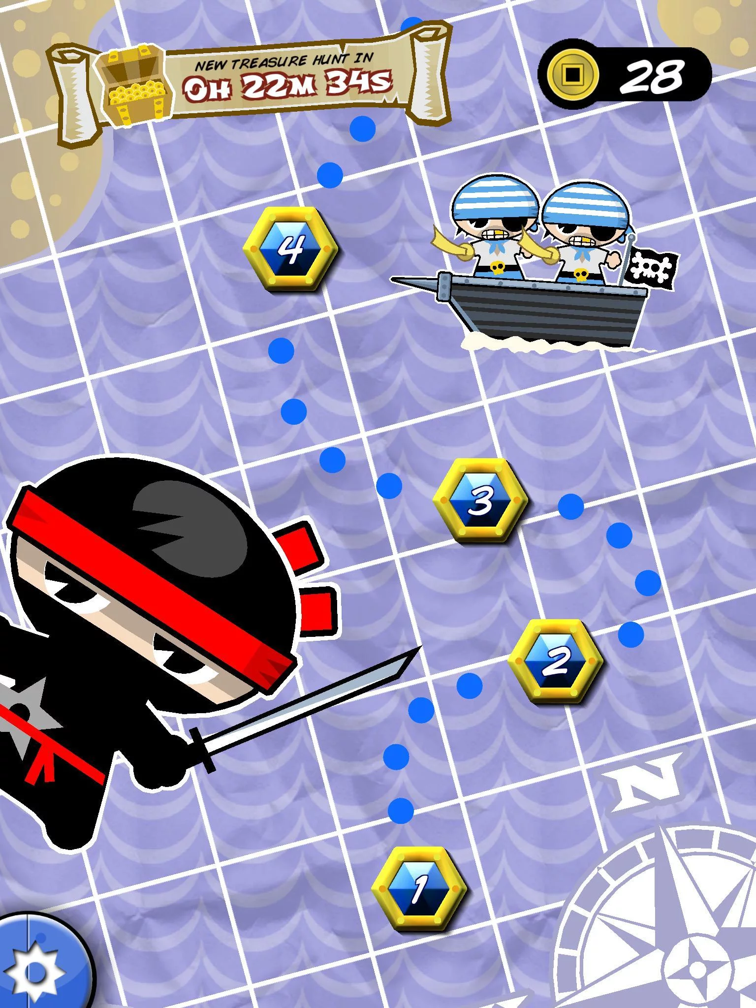 Изображение игры: Ninja Raft