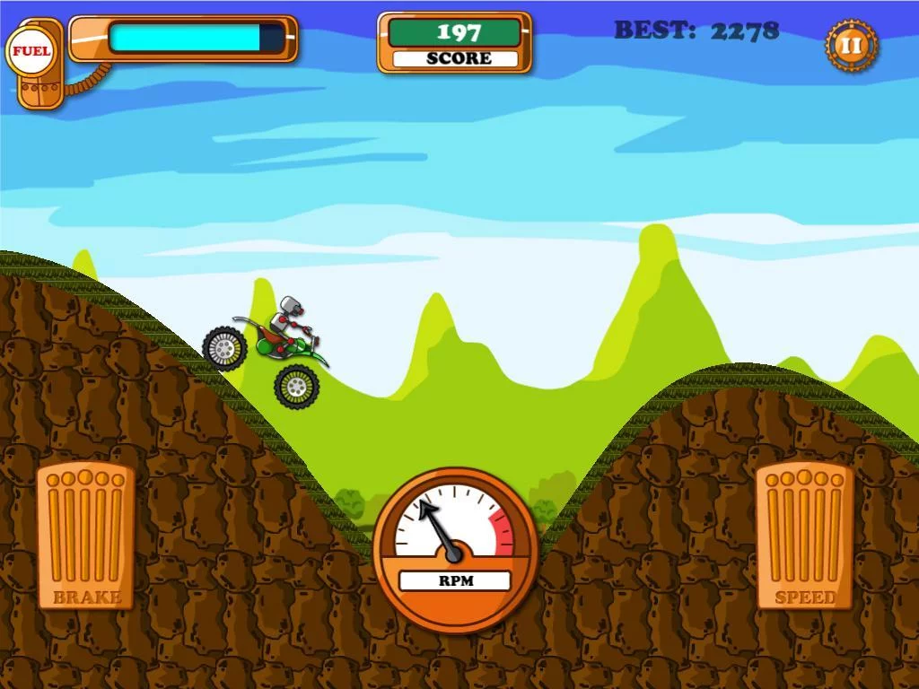 Изображение игры: Hill Climb Free