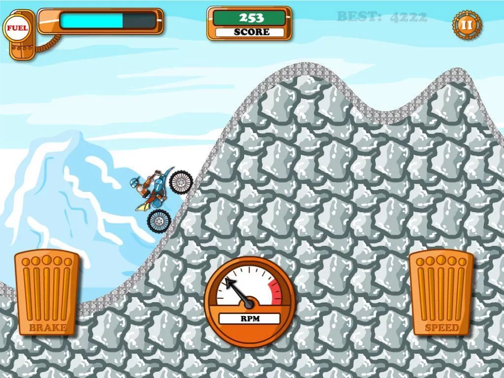 Изображение игры: Hill Climb Free