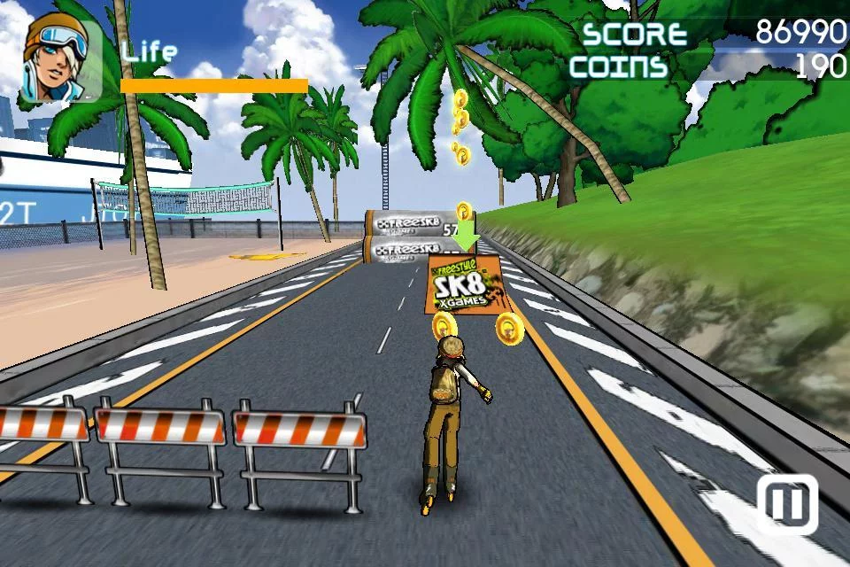 Изображение игры: FreeSkate Xtreme