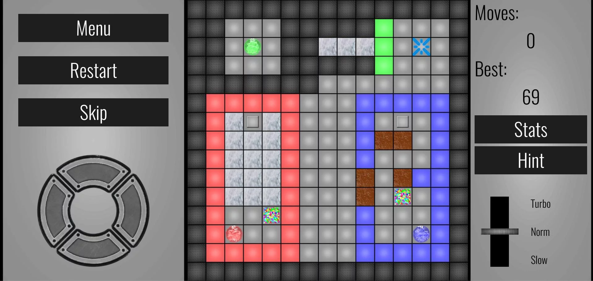 Изображение игры: Free the Blobs