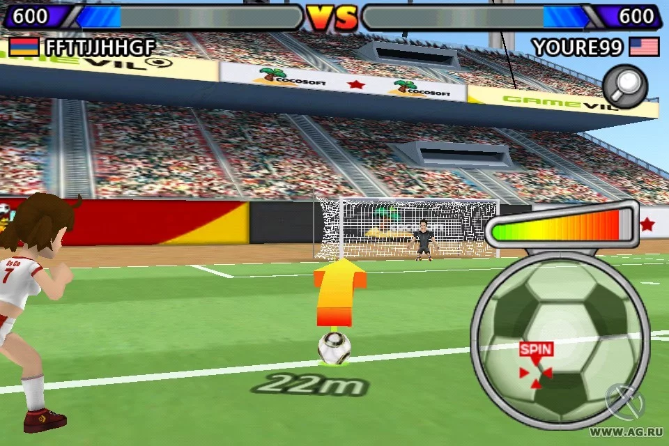 Изображение игры: Freekick Battle