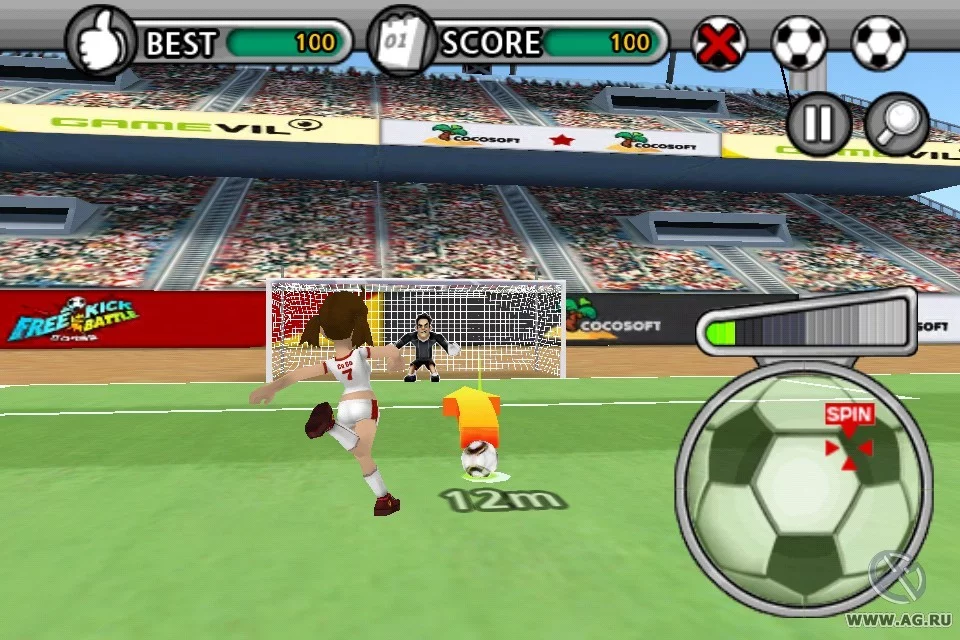 Изображение игры: Freekick Battle
