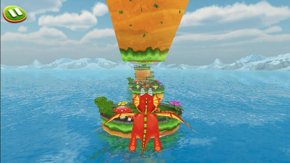 Изображение игры: Flap the Dragon