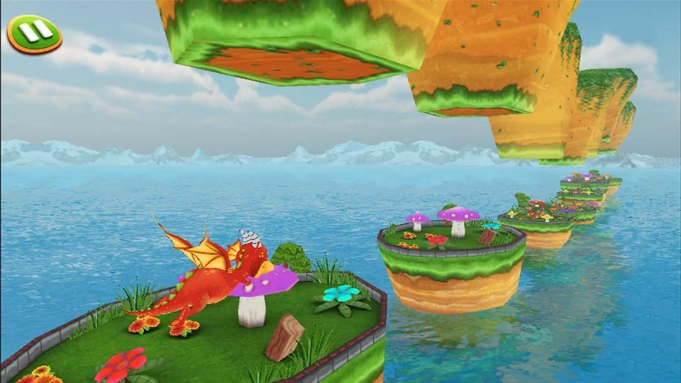 Изображение игры: Flap the Dragon