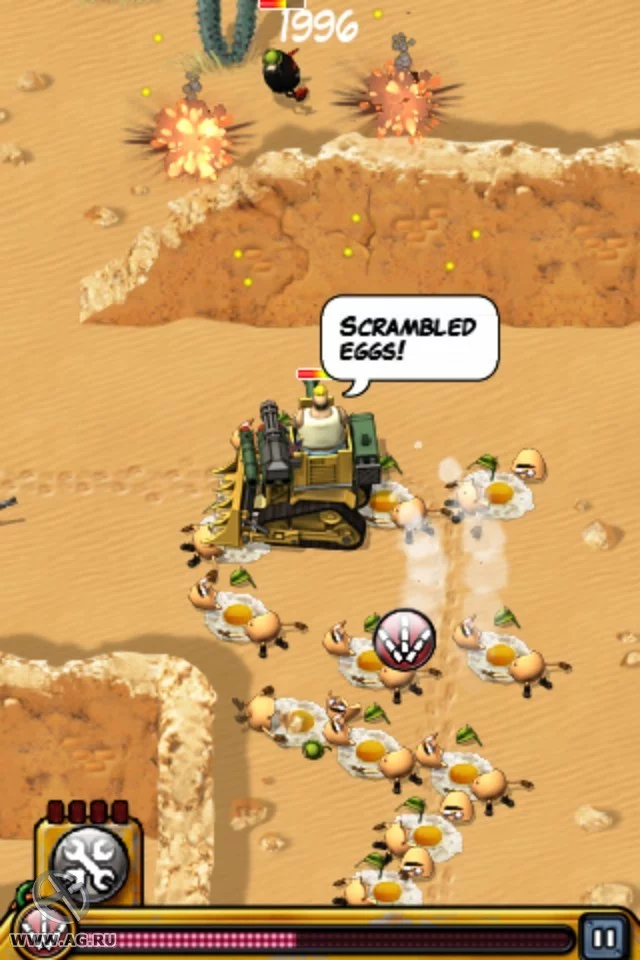 Изображение игры: Easter Egg Invaders