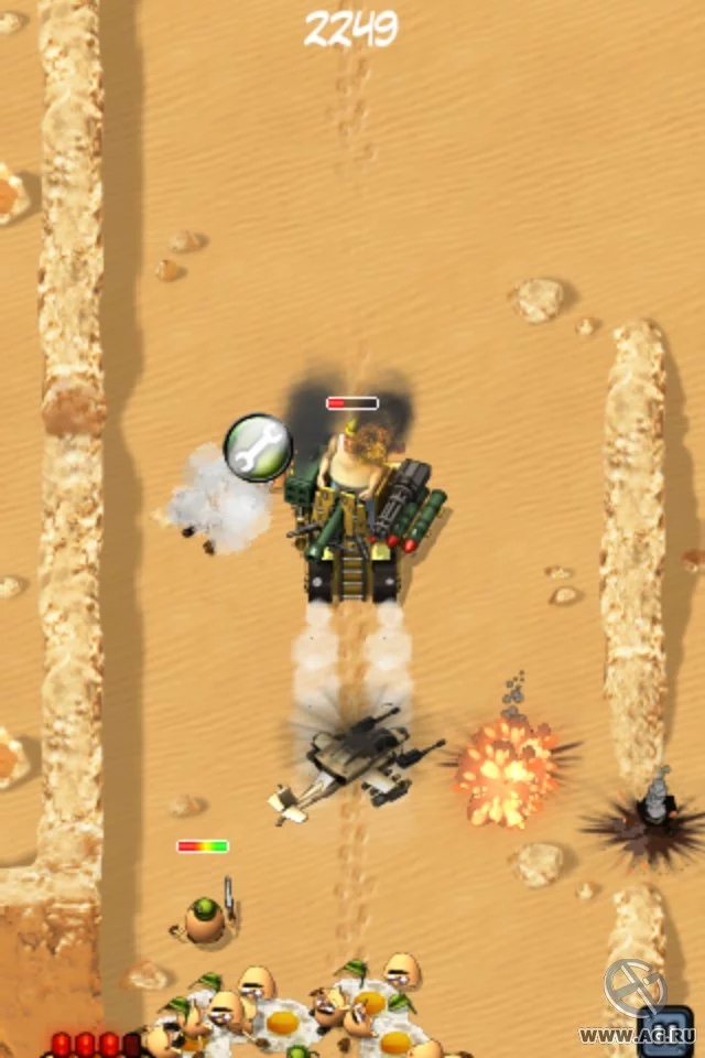 Изображение игры: Easter Egg Invaders