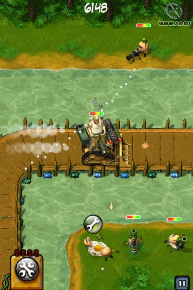 Изображение игры: Easter Egg Invaders