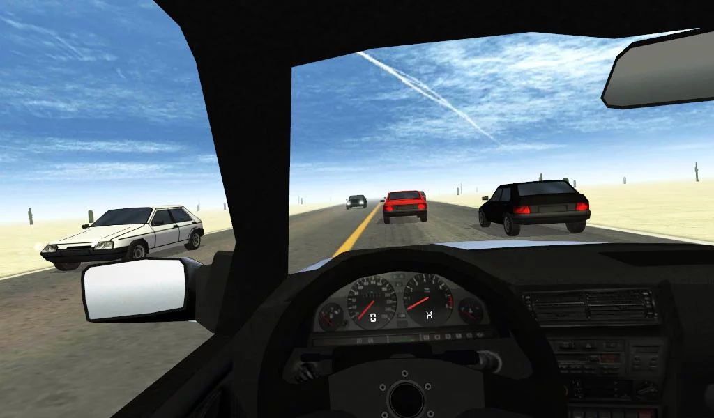 Изображение игры: Desert Traffic Racer