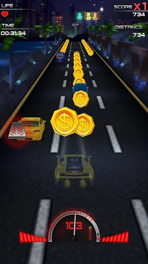 Изображение игры: Dark Racer 3D