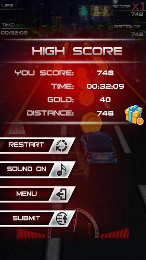 Изображение игры: Dark Racer 3D