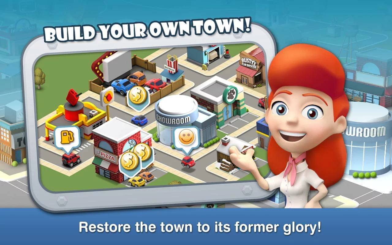 Изображение игры: Car Town Streets