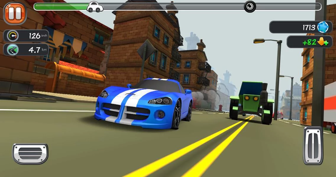 Изображение игры: Car Toon Town