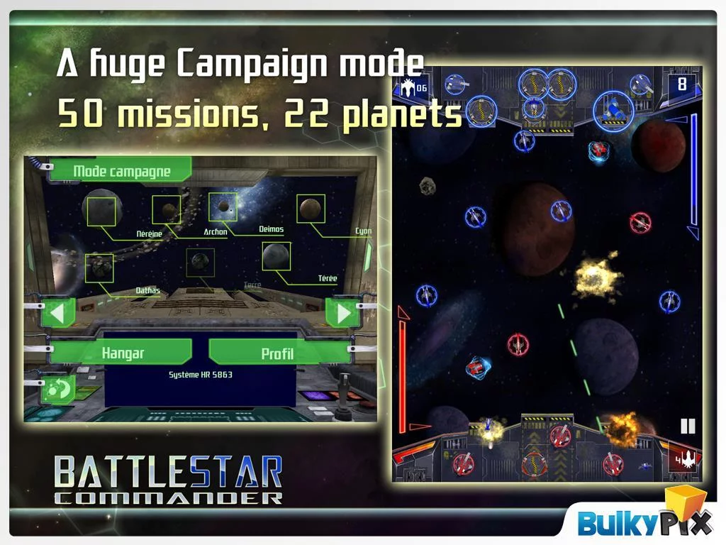 Изображение игры: Battlestar commander