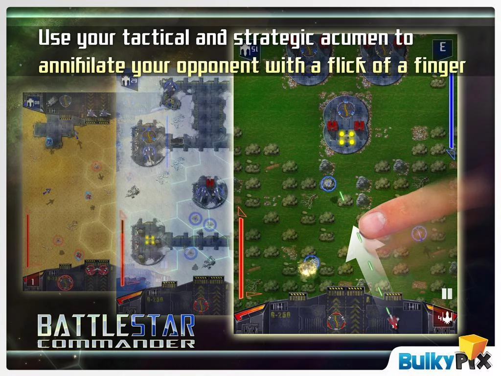 Изображение игры: Battlestar commander