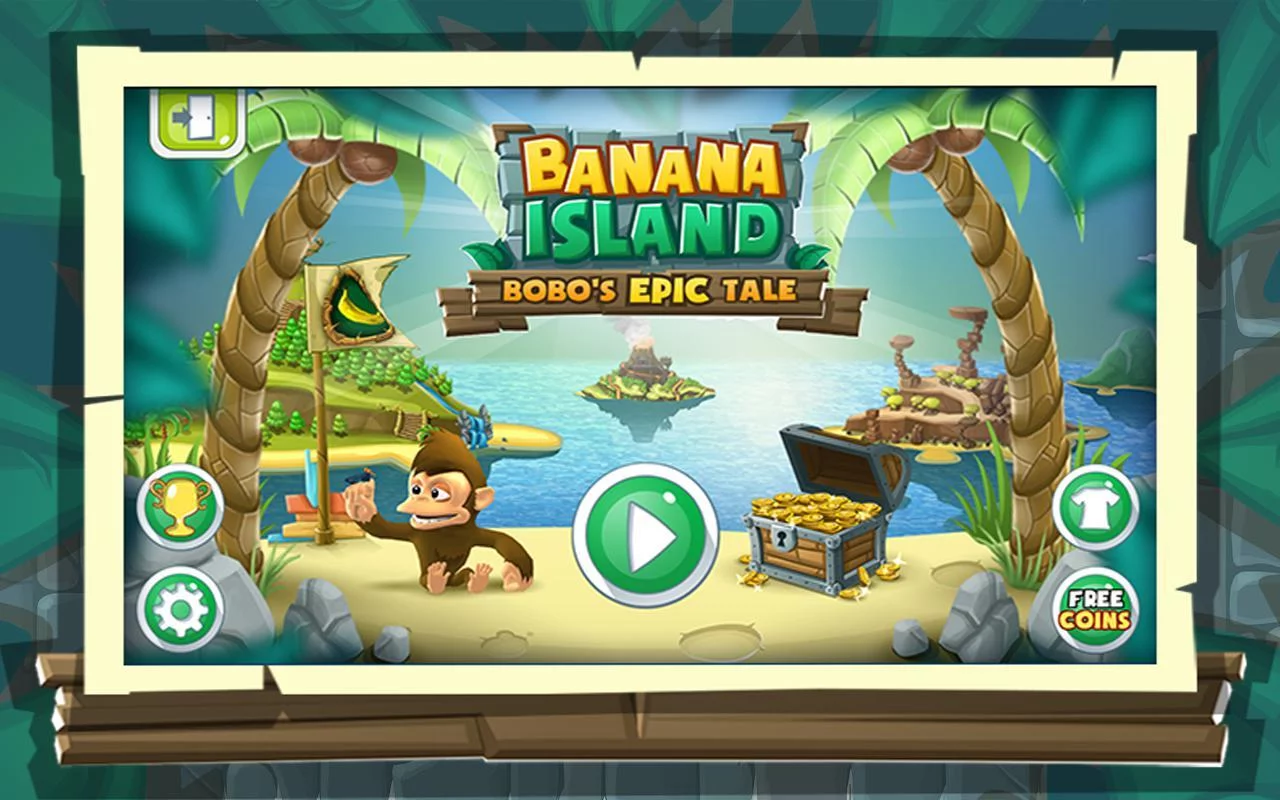 Изображение игры: Banana Island: Bobo's Epic Tale