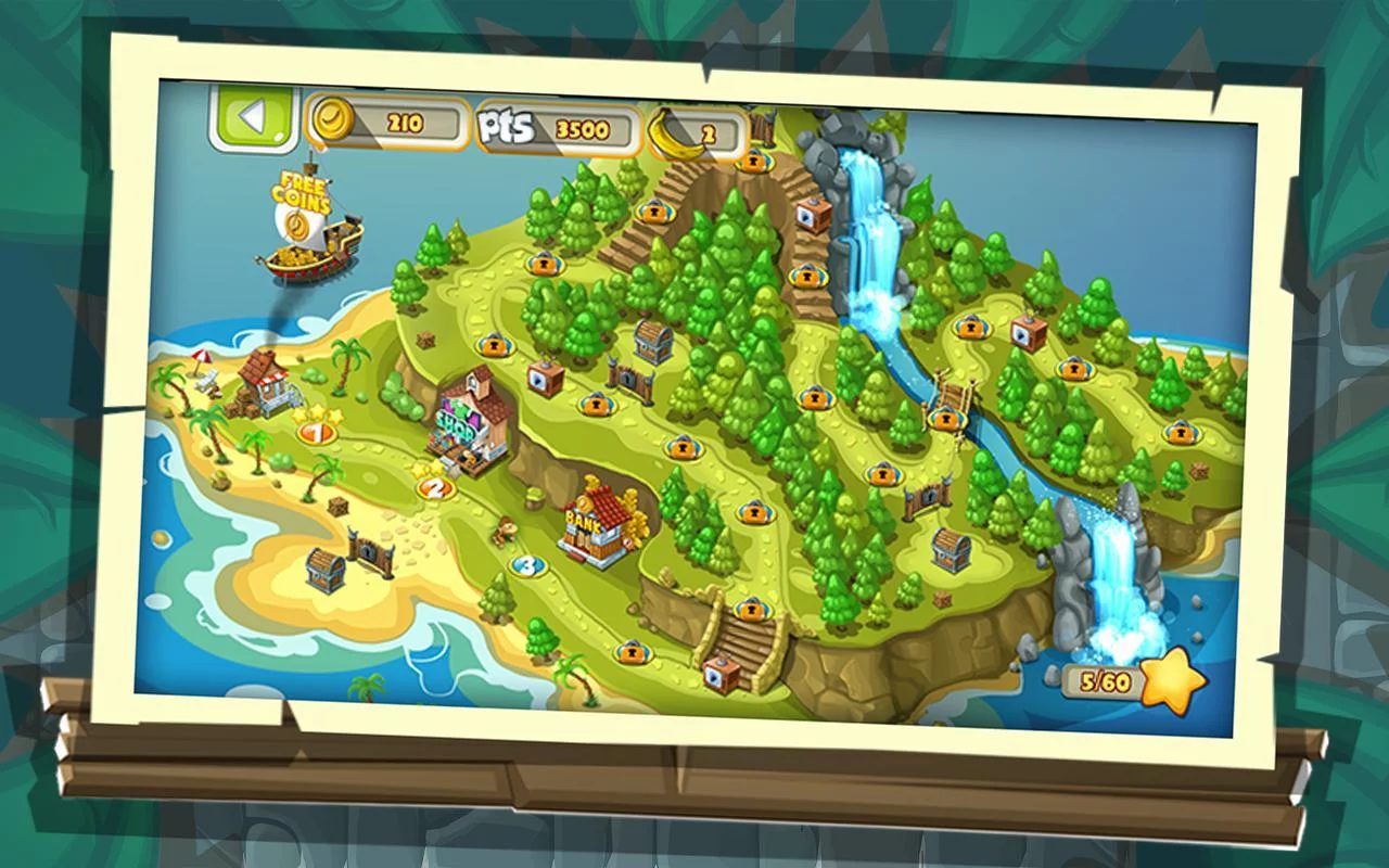 Изображение игры: Banana Island: Bobo's Epic Tale