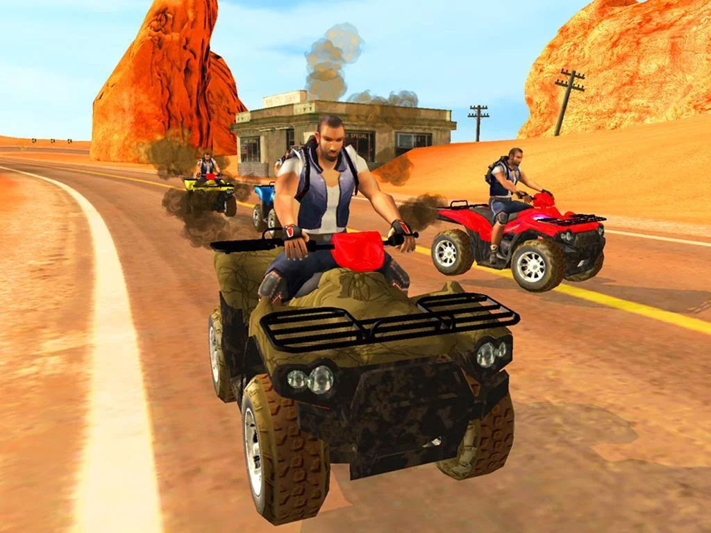 Изображение игры: ATV Quad Bike Racing Mania