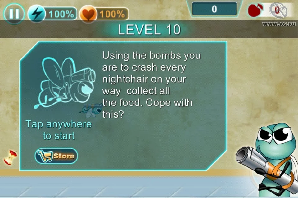 Изображение игры: Angry Fly Adventure