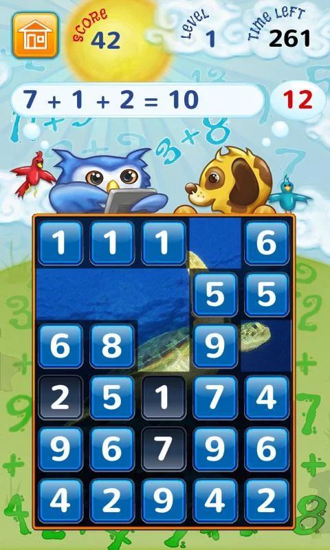Изображение игры: Addition Frenzy