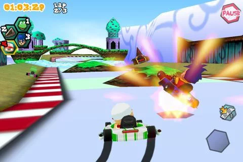 Изображение игры: Krazy Kart Racing