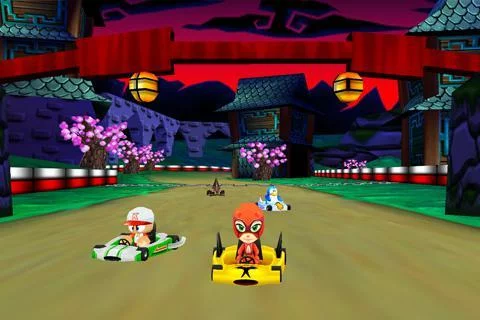 Изображение игры: Krazy Kart Racing