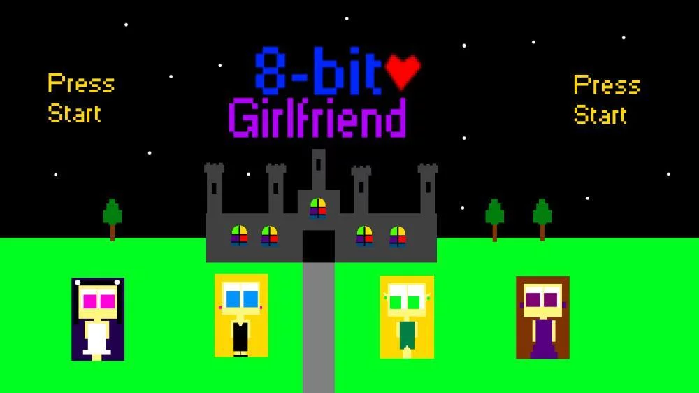 Изображение игры: 8-bit Girlfriend