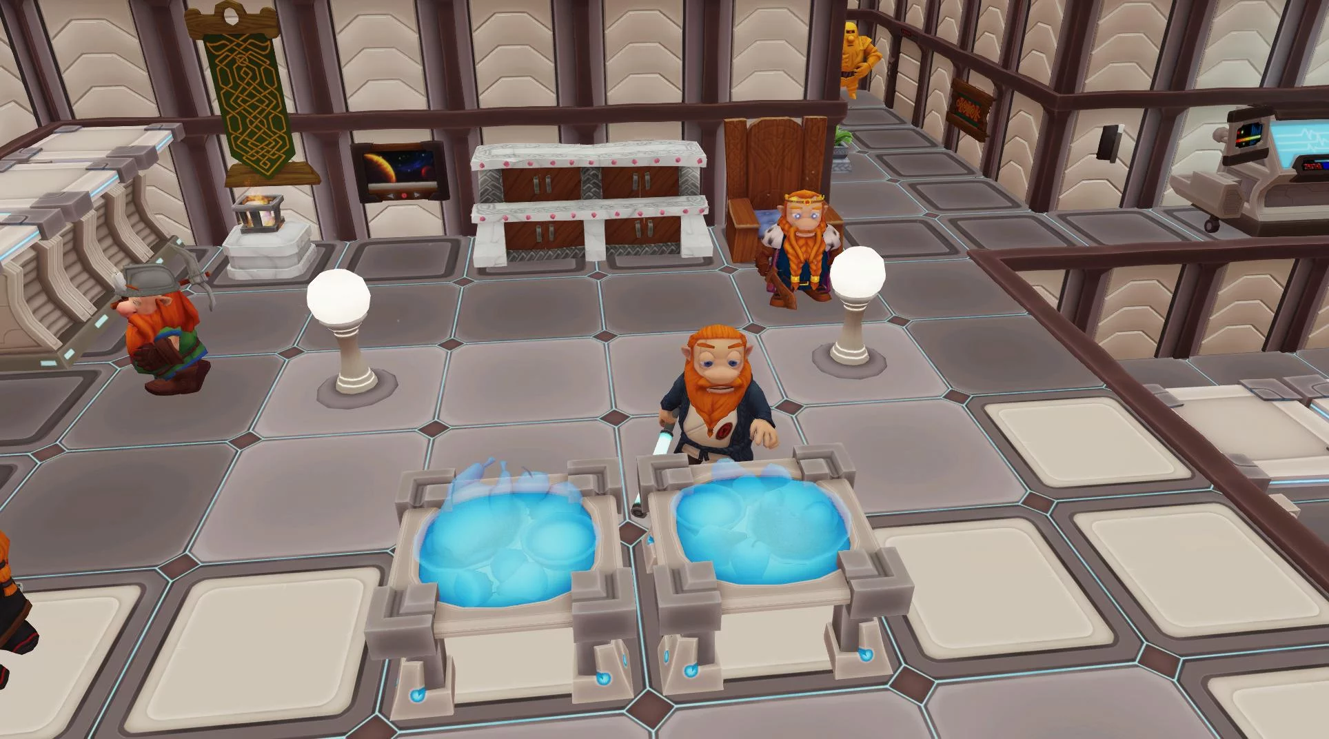 Изображение игры: A Game of Dwarves: Star Dwarves