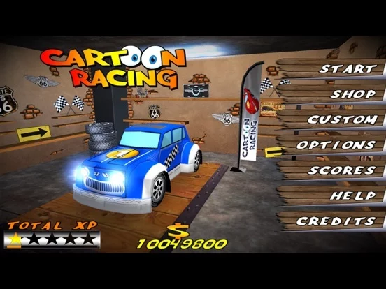 Изображение игры: Cartoon Racing Free