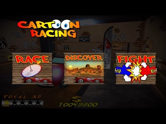 Изображение игры: Cartoon Racing Free