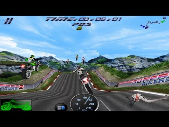 Изображение игры: SuperBikers 2 Free