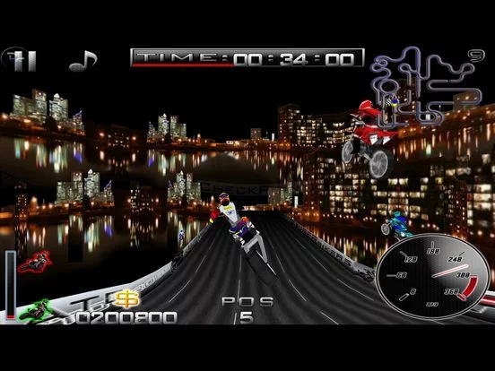 Изображение игры: SuperBikers Free