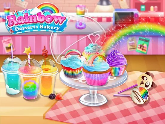 Изображение игры: Rainbow Desserts Maker!
