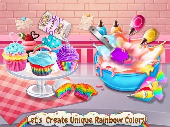 Изображение игры: Rainbow Desserts Maker!