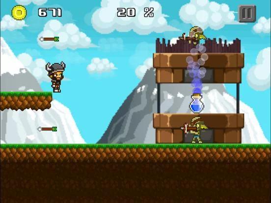 Изображение игры: Pixel Heroes - Endless Arcade Runner