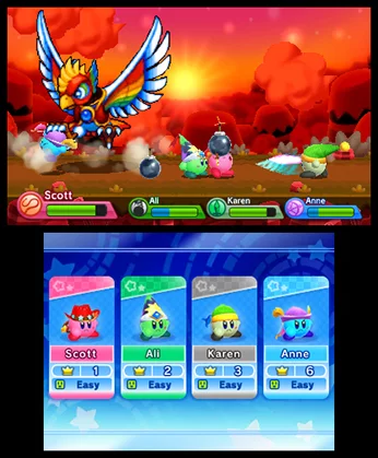 Изображение игры: Kirby Fighters Deluxe