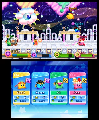 Изображение игры: Kirby Fighters Deluxe