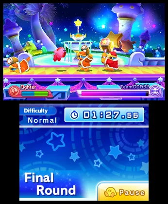 Изображение игры: Kirby Fighters Deluxe