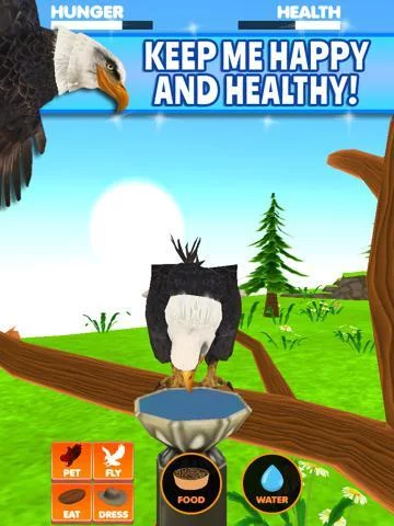 Изображение игры: Virtual Pet Eagle