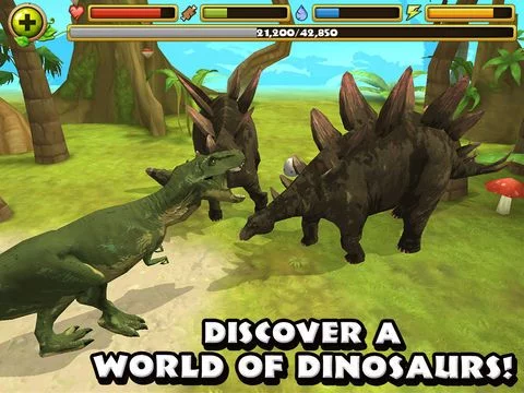 Изображение игры: Jurassic Life: Tyrannosaurus Rex Dinosaur Simulator